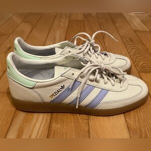 Adidas Handball Spezial Off White Violet Purple Gum Men’s Size 11 - NWT W/O Box